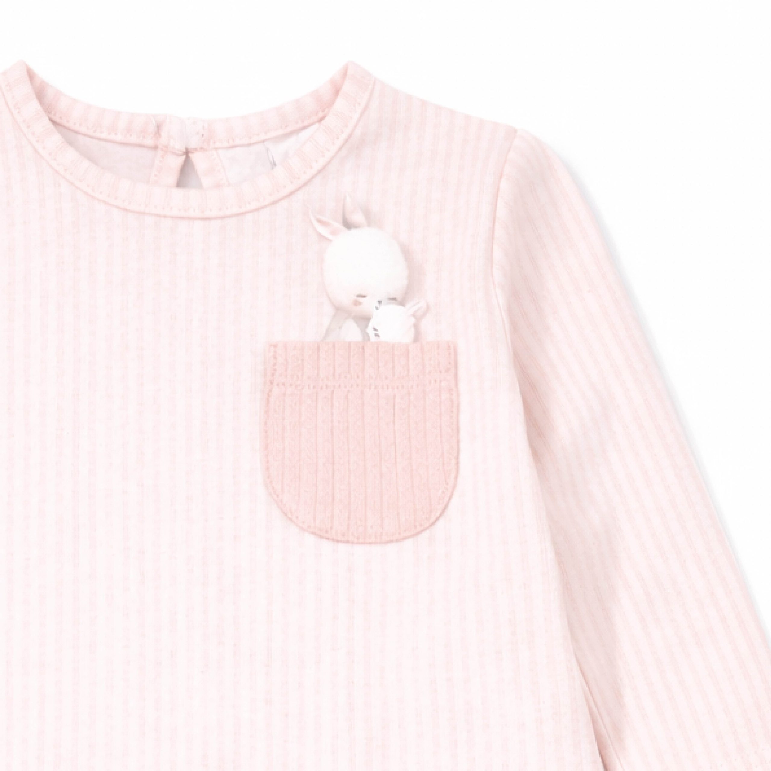 Soft Blush Ruffle Baby Outfit - Image 4