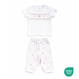 Baby Car Print Top and  Pants Set