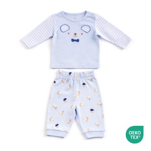 bay bear print 2 piece pj