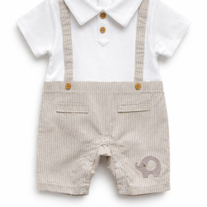 Classic Baby Suspender Suit