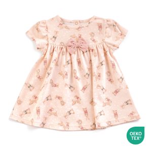 Bunny Print Baby Dress