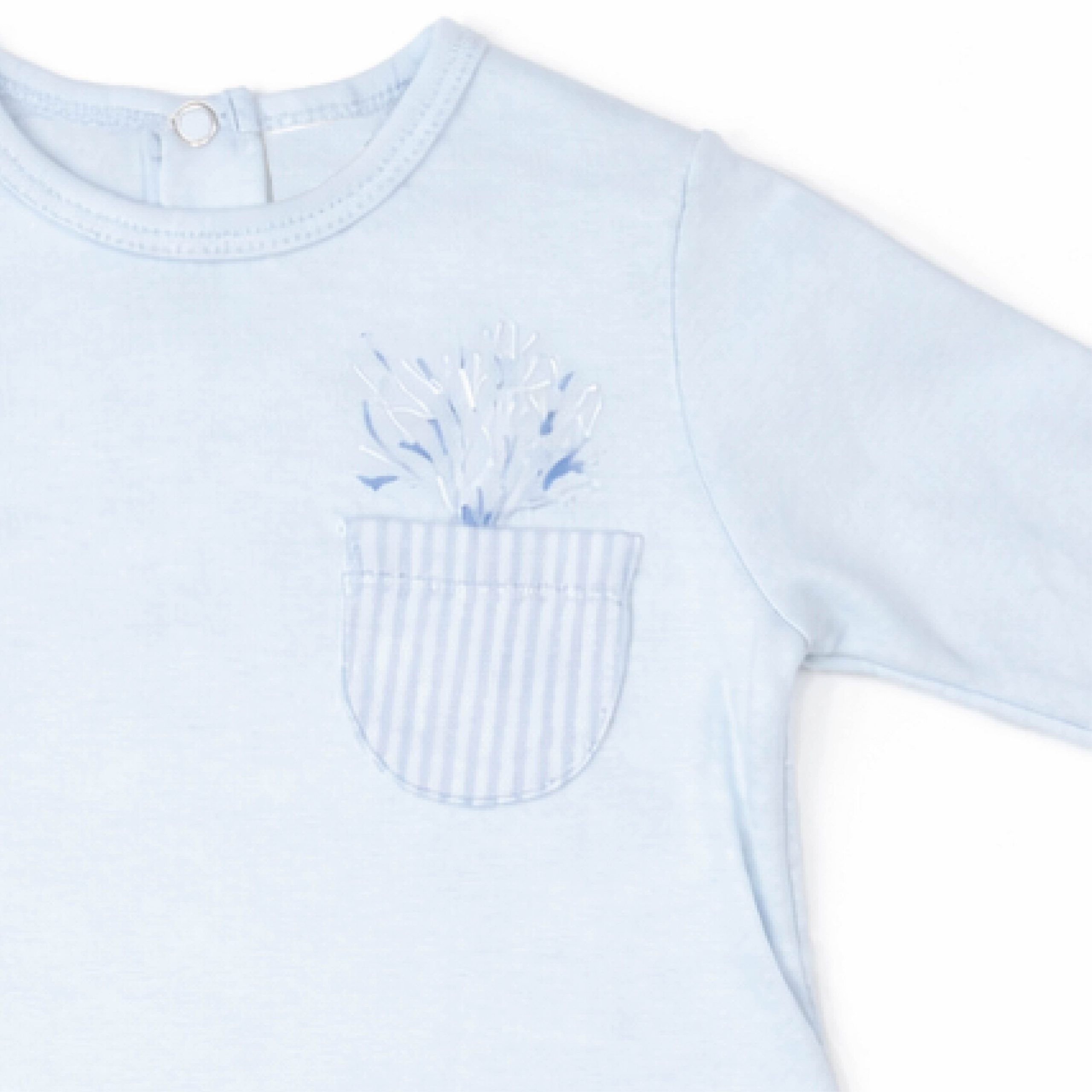 Pure Cotton Baby Blue Set - Image 2