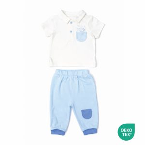 Sky Blue Pure Cotton Set
