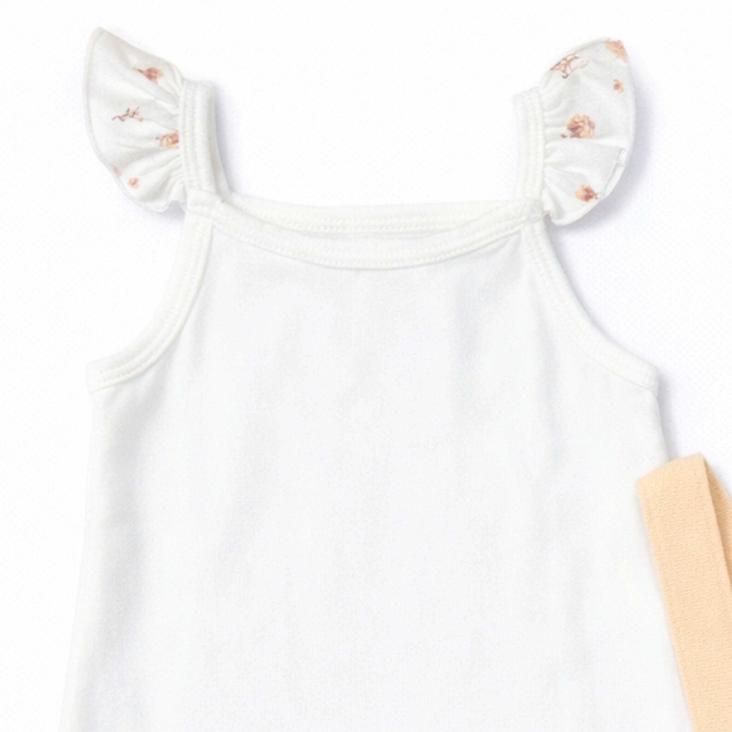 Baby girl top Suspender shorts set - Image 2