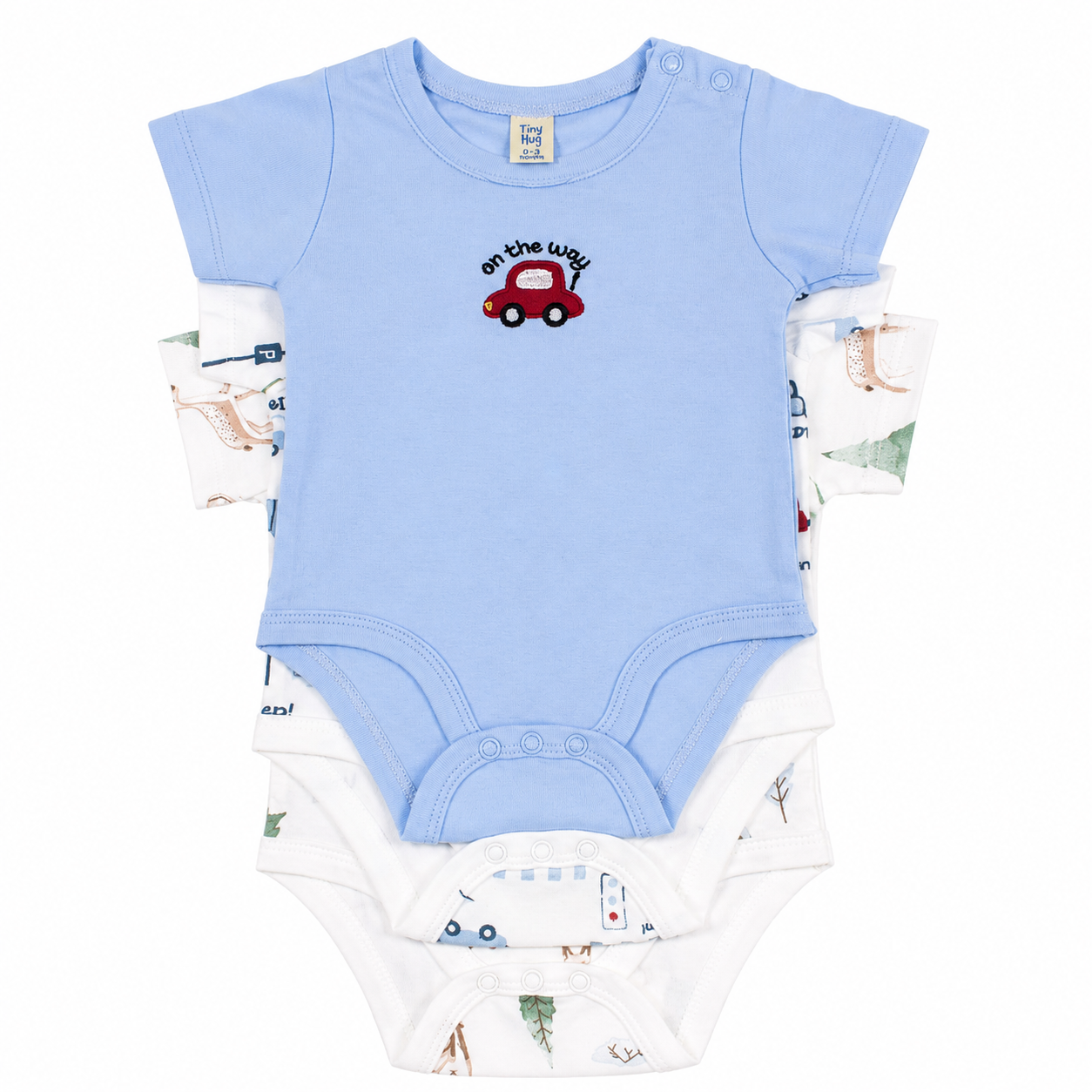 Pure cotton on the way 3-pack Bodysuit