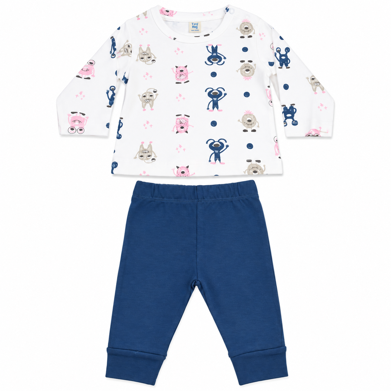 Pure Cotton Baby Little Friends 2-Piece Set