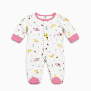 Pure Cotton Baby Printed Sleepsuit